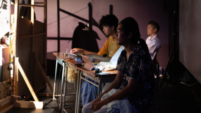 舞台演劇「由希」（音響照明・小道具・稽古補助）